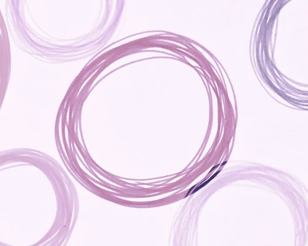 Elementi dei cerchi. Modello rotondo viola. Lilla — Foto Stock