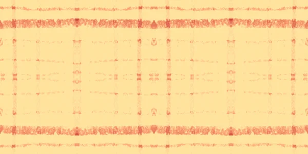 Autumn Tartan Pattern. Watercolor Picnic Blanket.