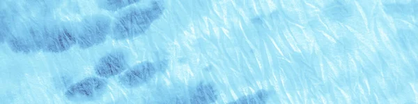 Blauwe lucht Ikad Chevron. Tie Dye Batik Stijl. — Stockfoto