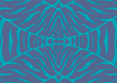 Kusursuz Hayvan Şablonu. Suluboya Safari 