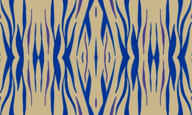 Violet Zebra Cilt İzi. Kusursuz Etnik Moda 