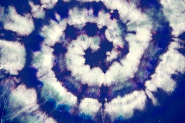 Batik Işık Arkaplanı. Hippi Çemberi Boyama. 