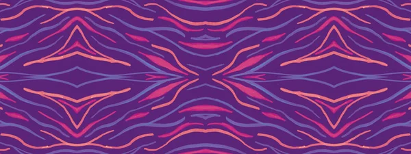 Etnisk textildesign. Vattenfärg Animal Wave — Stockfoto