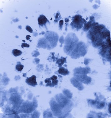 İndigo kravat boyası. Renkli Mürekkep Arkaplanı. Hippi. 