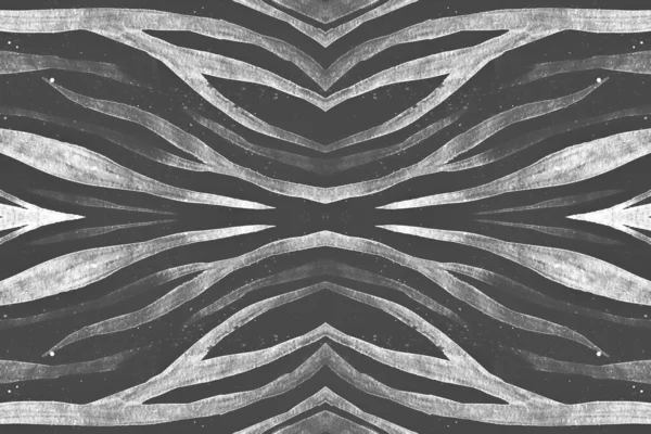 Seamless Zebra Lines. Abstract Safari Texture. — Stock Photo, Image