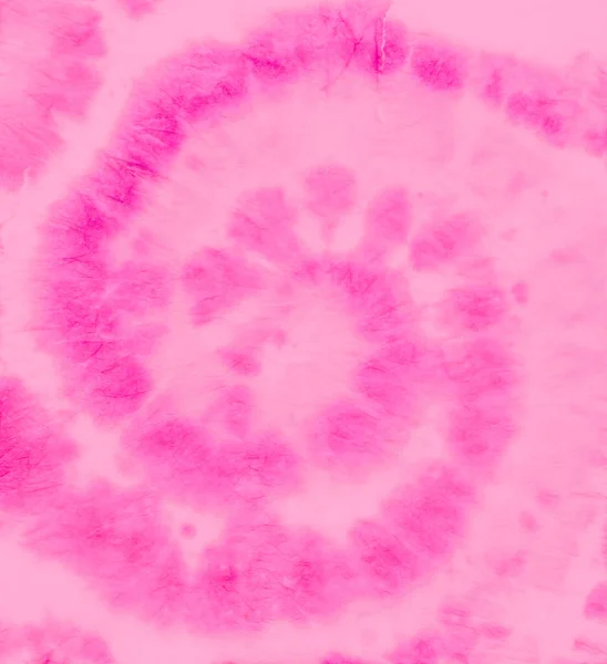 Pink Tie Dye Swirl (em inglês). Textura abstrata com — Fotografia de Stock