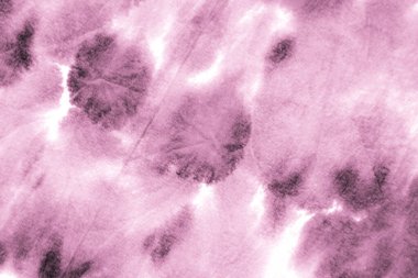 Soyut Suluboya. Pembe Yaz Kravat Boyası 