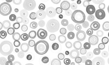 Beyaz Daireler Düzeni. Klasik Polka Noktası 