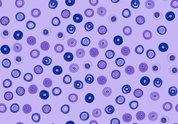 Violet Circles Background. Abstract Polka Dots
