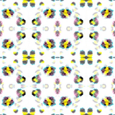 Suluboya desenli leopar. 