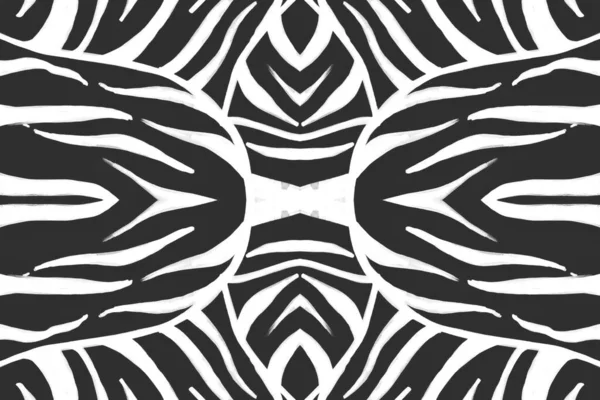 Naadloze Zebra Lines. Fashion Animal Banner. — Stockfoto