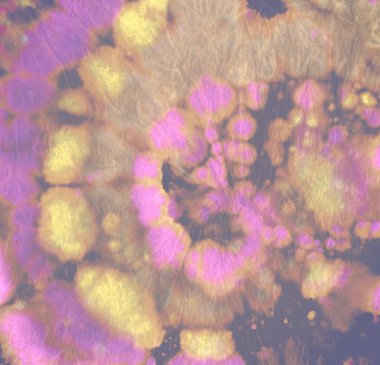 Boyalı Çember. Renkli Sanatsal Yazdırma. Eski 