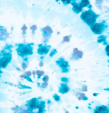 Hippie Blue Round. Turkuaz renk deseni. Teal! 