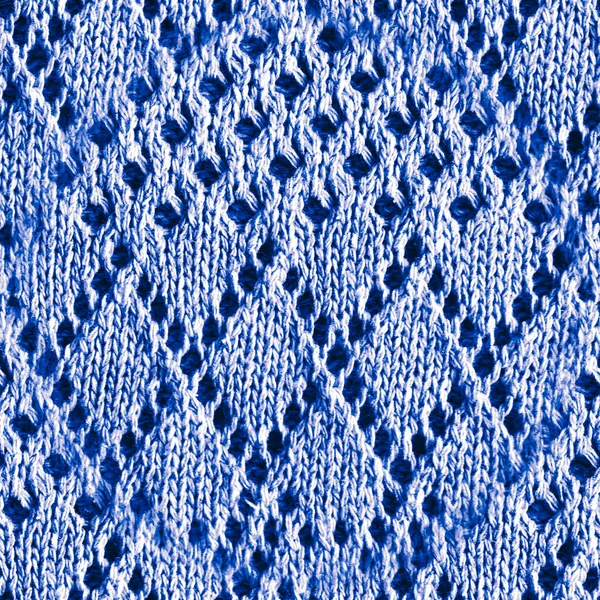 Naadloos gebreid behang. Jacquard Patroon. Blauw — Stockfoto