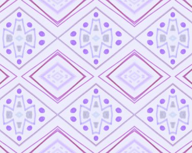 Pembe Kusursuz Etnik Özgeçmiş. Geometrik Ikat 