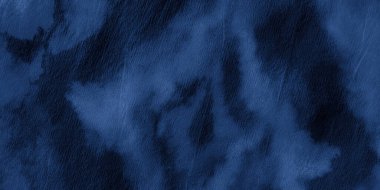 Uzay Kirli Sanatlar Yazıcısı. Indigo Boyalı Duvar Kağıdı. 