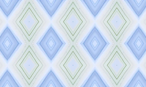 Seamless African Pattern. Watercolor Diamond — Stock Photo, Image