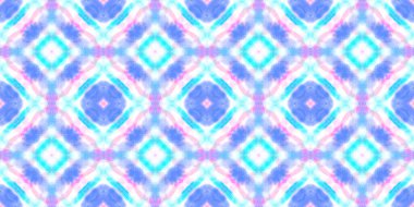 Kusursuz Su Rengi Tekstil Deseni. 