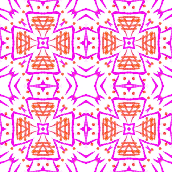 Suluboya Kusursuz Arabesk Deseni. 