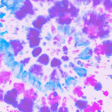 Boyalı Çember. Renkli Sanatsal Kumaş. Çoklu 