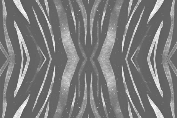 Seamless Zebra Stripes. Abstract Animal Banner. — Stock Photo, Image