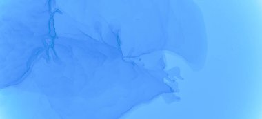 Pastel Flow Splash. Mavi Çağdaş Dalga 