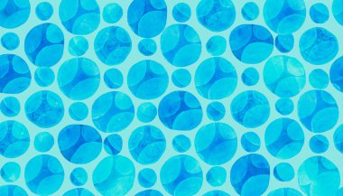 Kusursuz Daireler Düzeni. Geometrik Polka Lekeleri 