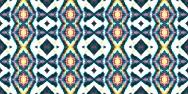 Kusursuz Aztek Fırçası veya Meksika Şablonu. 