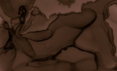 Çikolata desenli boya. Kahverengi Krema Arkaplanı. 