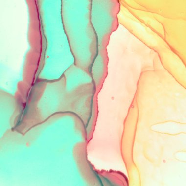 Suluboya arka plan. Kırmızı Soyut Manzara. 