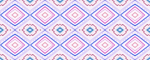 Seamless American Pattern. Purple Ikat Chevron.