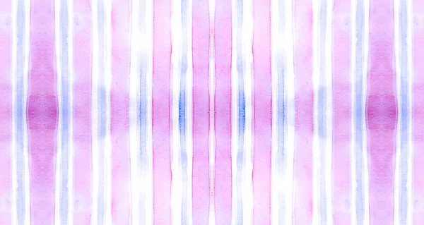 Watercolour Stripes Decor. Seamless Brush Stroke — Stock Photo, Image