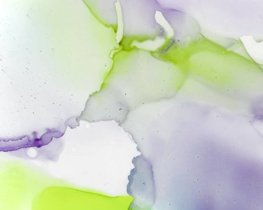 Ruhsal Boya Dokuları. Sıvı mürekkep Dalgası 