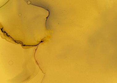 Siyah ve Sarı Soyut Akrilik Arkaplan. Gri 