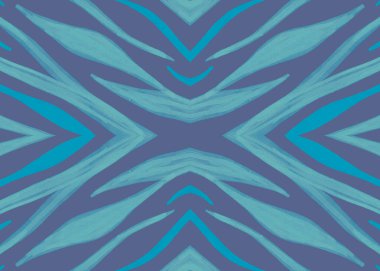 Kusursuz Hayvan Şablonu. Suluboya Safari 