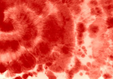 Kırmızı Boyama Modeli. Soyut Sarmal Kaleydoskop. 