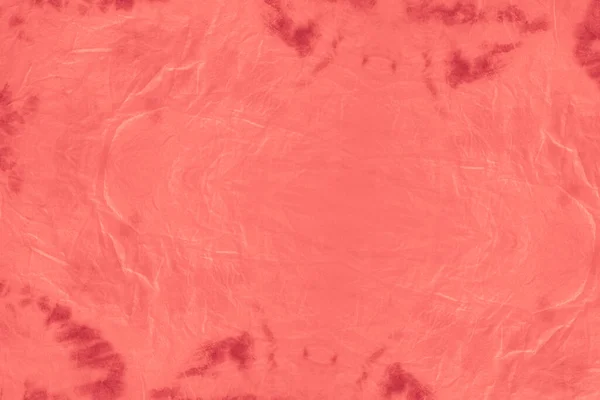 Canlı Mercan Kravat Boyası. Suluboya — Stok fotoğraf