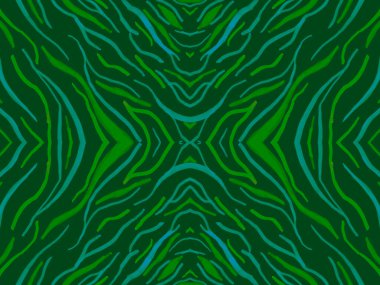 Kusursuz Etnik Yazıcı. Soyut Tekstil Tasarımı. 