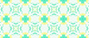 Suluboya Arapça Döşeme Deseni. 