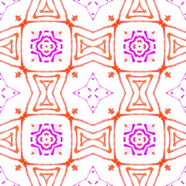 Suluboya Tertemiz Türk Deseni. 