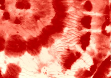 Kırmızı Boyama Modeli. Hippi Çemberi Arkaplanı. 