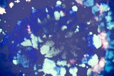 Renkli Eski Düzen. Hippi Çemberi Boyama. Çivit 