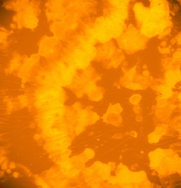 Soyut boya. Hippi Spiral Tasarımı. Sarı 