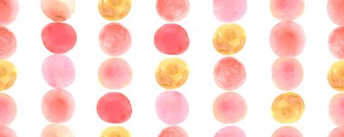 Turuncu ve Kırmızı Suluboya Balo Süslemesi. 