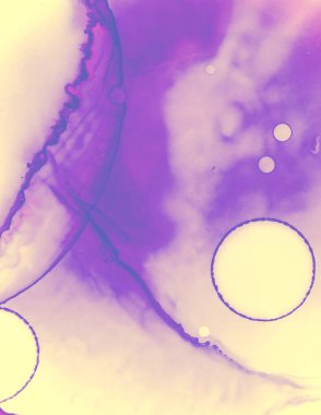 Düğün Davetiyesi Tasarımı. Sarı Pastel Akış Suyu. 