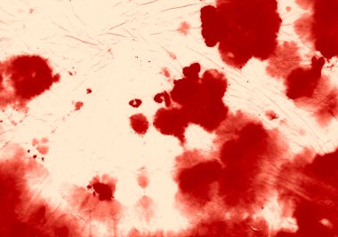 Kırmızı Boyama Modeli. Spiral Su Boyası. Renk 