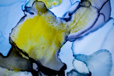 Alkol Mürekkebi Çizimi. Resim Tablosunu Bırak. 