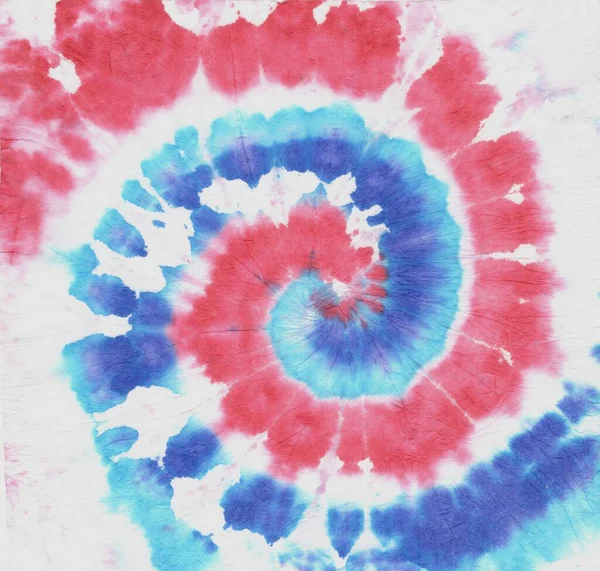 Kırmızı Tye Die Spiral. Renkli Batik dokusu. Kırmızı 