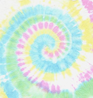 Gökkuşağı Tiedye Girdabı. Boyalı doku. Gökkuşağı 