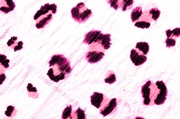 Aquarell Leopard Textur. — Stockfoto